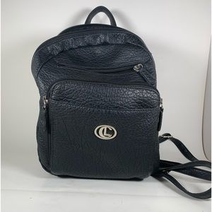 Women’s black mini back pack purse.